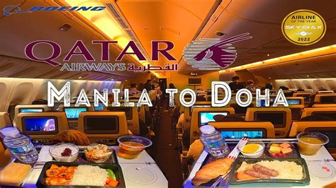 (QR) Qatar Airways 777 Flight Details .